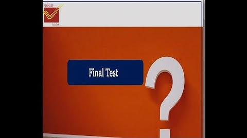 UNIFIED DARPAN ANDROID APPLICATION_PRARAMBH|| Final Test  through Dak Karmayogi Portal ||100% Right