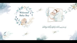 بشارة مولود || Welcome Baby Boy 👼🏻💙💙