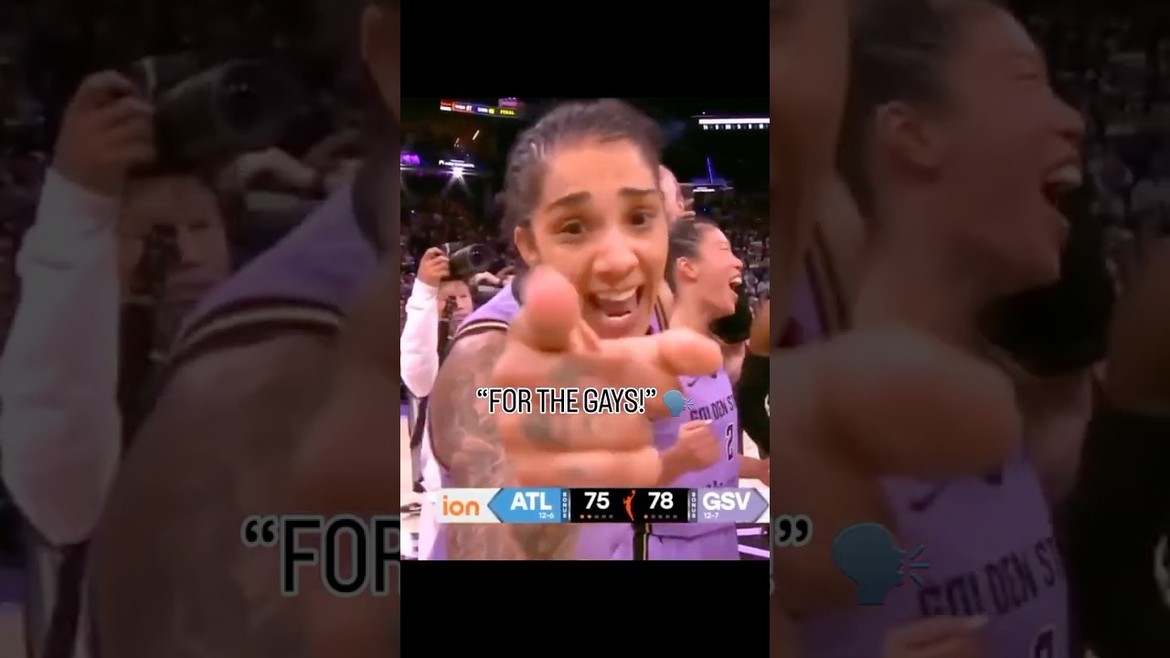 βFor thr Gays!βπ#goldenstatevalkyries #wnba #shorts #gabbywilliams
