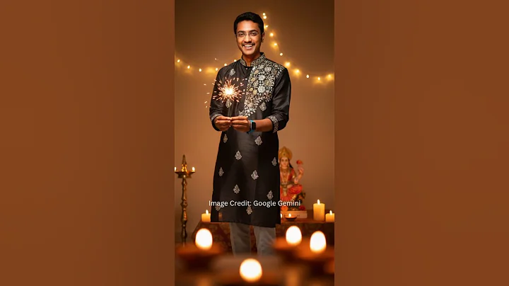 Diwali Photo editing for boys | Google Gemini Photo editing #ai #diwali #googlegemini #aiimages