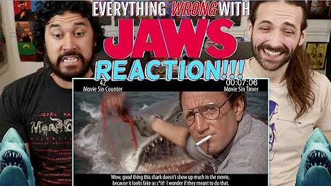 EVERYTHING WRONG With JAWS in 9 Minutes Or Less - REACTION!!! (CinemaSins)