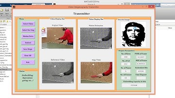 MATLAB Project of Video Steganography Based on Motion Vector Estimation