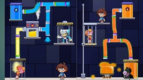 Huggy water pipe puzzle unity Game Android iOS mini gameplay#2