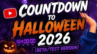 COUNTDOWN TO HALLOWEEN 2026🎃👻