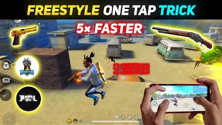 Freestyle One Tap 5× Faster Headshot Trick || Freestyle Trick Free Fire #1 screenshot 4