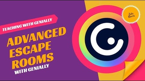 Webinar Advanced Escape Rooms with Genially