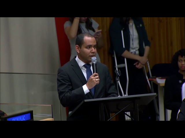 Bienvenida a la Reunión Plenaria y a la Ceremonia de Premiación y Clausura de NYMUNLAC 2019.