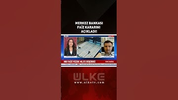Merkez Bankası Faiz Kararını Açıkladı! Düşüş Sürüyor... #shorts