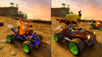 Crash Team Racing Nitro-Fueled 2-Player Split Screen Co-Op PS5 Gameplay!