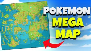 Pokemon Game With ALL REGIONS! Pokemon Mega Map