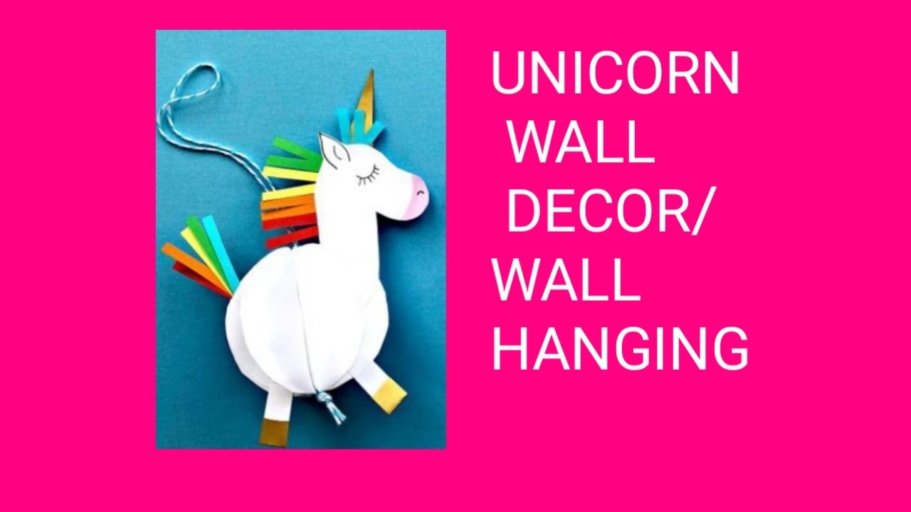 UNICORN WALL DECOR/HANGING