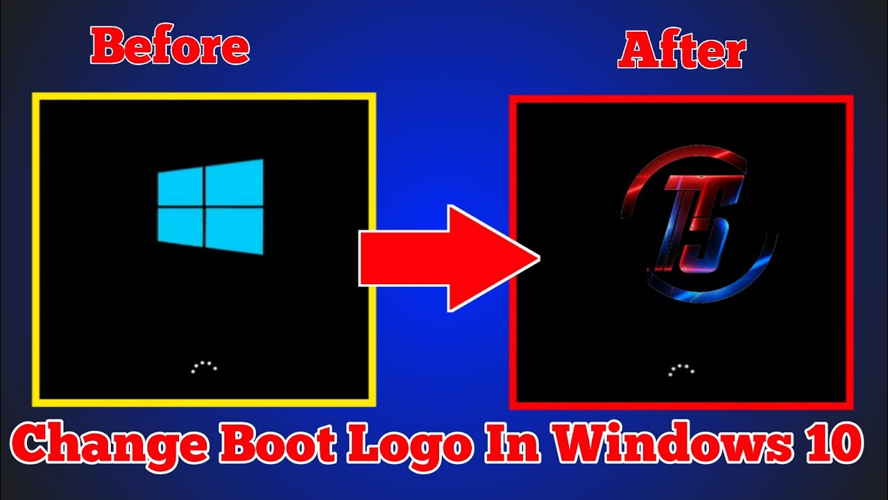 how to change windows 10 boot logo