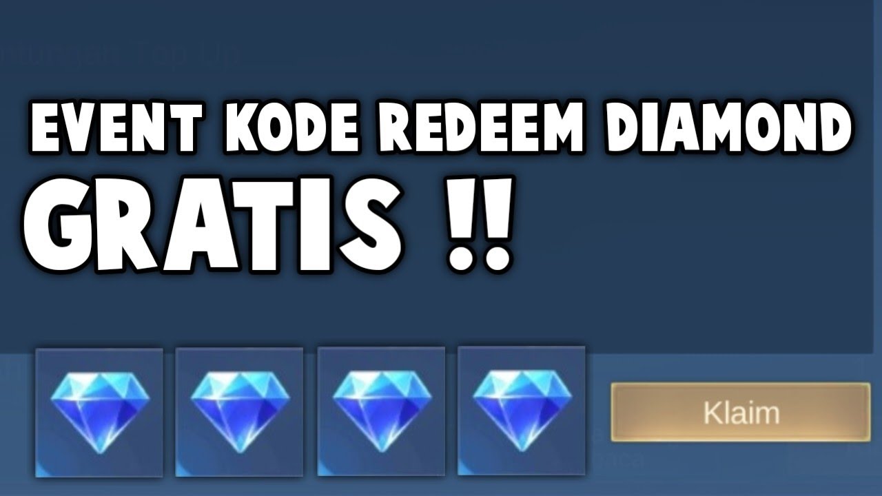 KODE REDEEM DIAMOND GRATIS DI EVENT INI !! BURUAN AMBIL GRATIS - YouTube