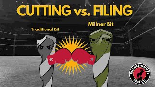 Why Millner-Haufen Tool Co. drill bits are designed to file through material, not cut through it.