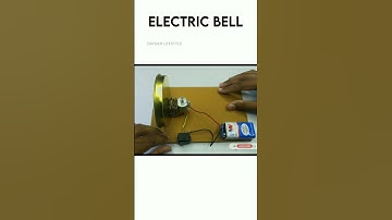 How to make electric bell #shorts #youtubeshorts #science project