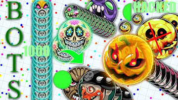Agar.io - INSANE 1000 BOTS IN REAL AGAR.IO - NEW BOTS WORKING!!!