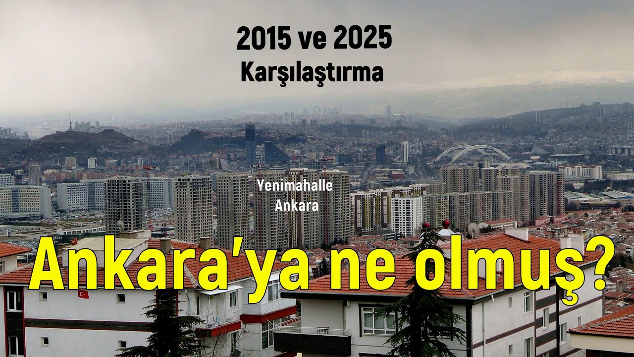 Ankara'ya ne olmuş. Yenimahalle Dededoruk Tepe'den (12.02.2025)