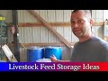 Feed Storage Ideas for Homesteaders and Hobby Farms