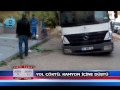 YOL ÇÖKTÜ, KAMYON İÇİNE DÜŞTÜ