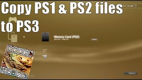 How to copy ps1 and ps2 files to ps3