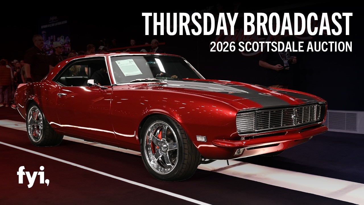 FYI Thursday Broadcast Replay // Barrett-Jackson 2026 Scottsdale Auction // Thursday, Jan 22