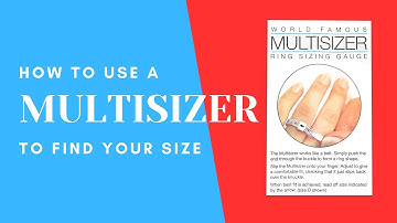 Multisizer Ring Size Tool - Find Out Your Finger Size