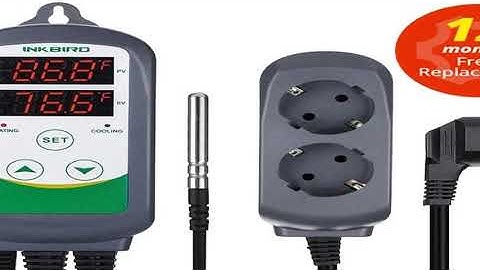 INKBIRD ITC-308 Heating and Cooling Dual Relay Temperature Controller, Carboy, F