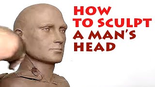 How to sculpt a man’s head? Alexander Cherkov demonstrates male head sculpture of clay