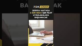 Türkiyede Haftada 4 Gün Mesai Yapılması Için Düğmeye Basıldı