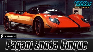 Need For Speed No Limits: Pagani Zonda Cinque (Customization + Car Series)