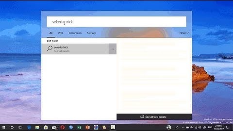 How To Enable Immersive Search On Windows 10