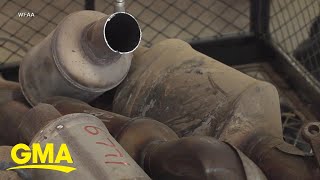Officials crack down on catalytic converter theft | GMA