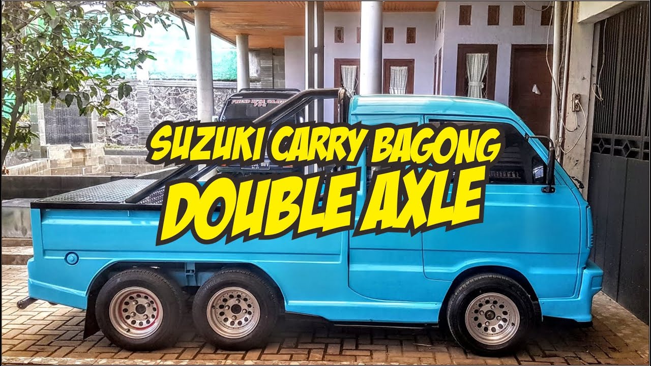 Modifikasi Suzuki Carry Bagong Double Axle Autongapak Modif