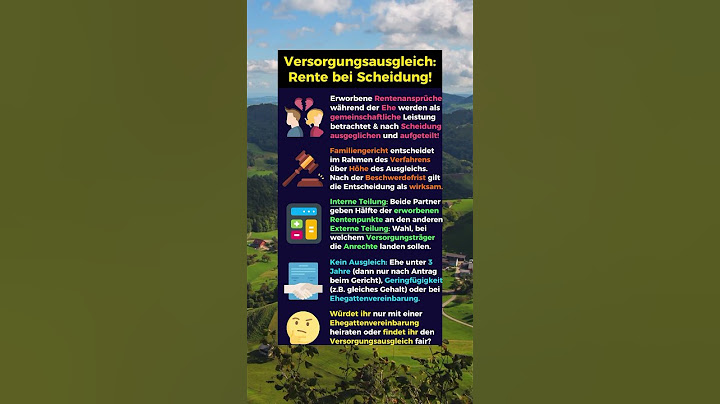 So wird die Rente bei Scheidung aufgeteilt!