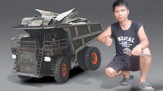 CAT 797 scale 1\/14, full video, how to make rc truck...
