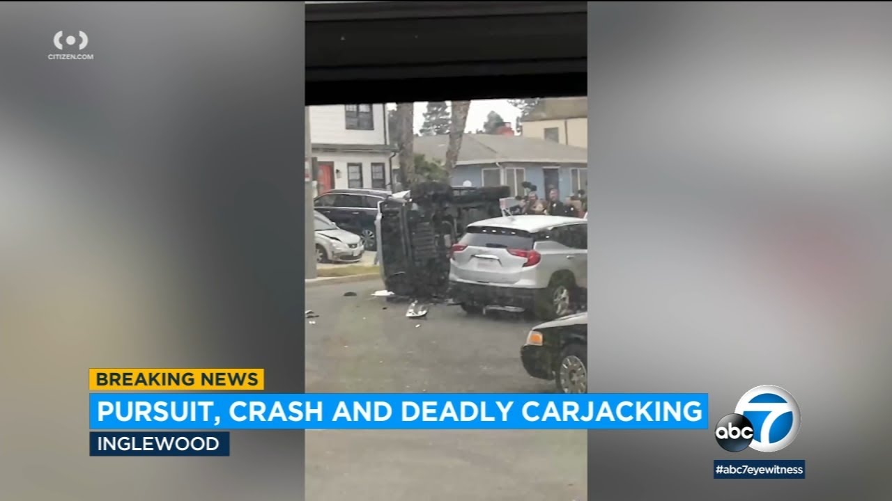 Carjacking victim dragged by own vehicle, killed during LA police chase