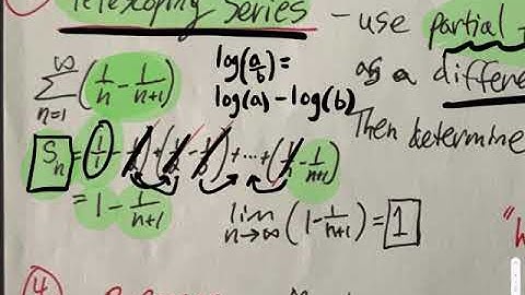 A Strategy for Testing Convergence of Infinite Series (Summary of 8.1 - 8.5)