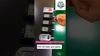 All glucometer shows slight difference Comment to know the best one #doctor #treatment #trending