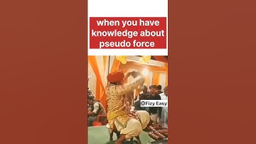 Concept of pseudo force  #fizyeasy #shorts