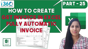 Make Fully Automatic GST Invoice | Invoice Bill in excel l Bill in Excel, GST invoice software Excel