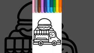 Anyone Can Draw This Burger Van... 🍔✨🎨