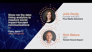 Show me the data: Using analytics to measure social impact | Impact Council - Mar 2023