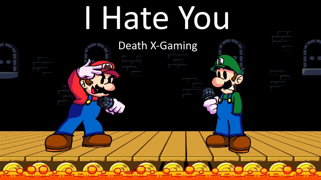 Friday Night Funkin' - I Hate You But It's Mario And Luigi (My Cover ...