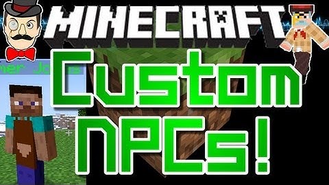 Minecraft Mods - CUSTOM NPC Mod ! Create Characters in Your World !