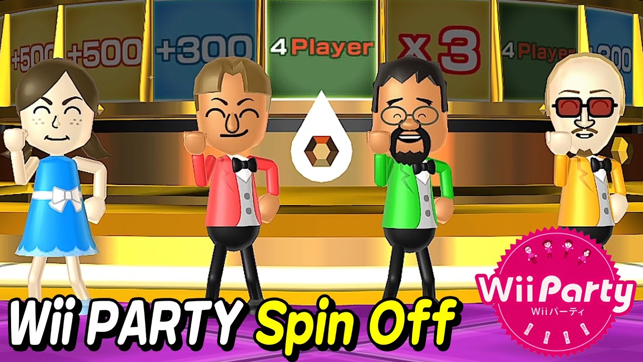 Wii Party - Spinoff (Expert Com) Lucia Vs Greg Vs Kentaro Vs