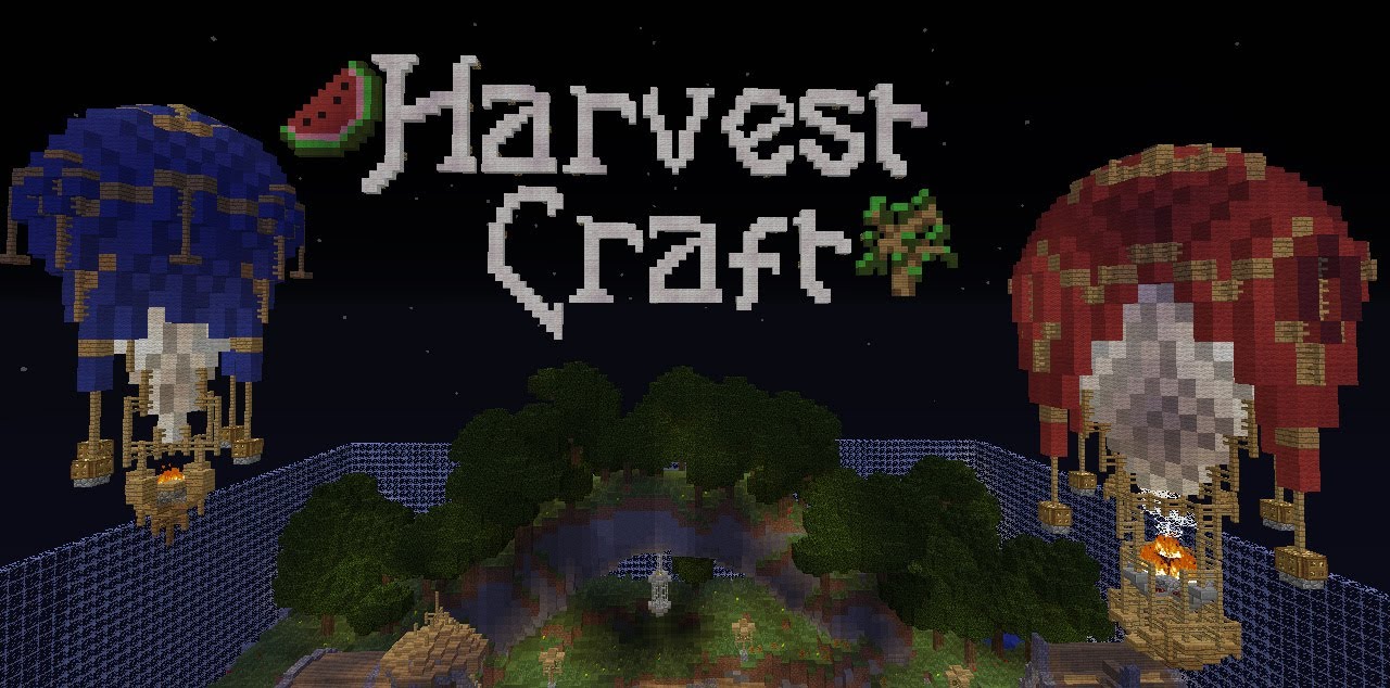 Minecraft Farming server!!- Harvestcraft Server Spotlight! - YouTube