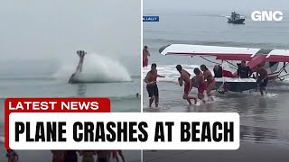 Plane crashes in Ocean at Hampton Beach