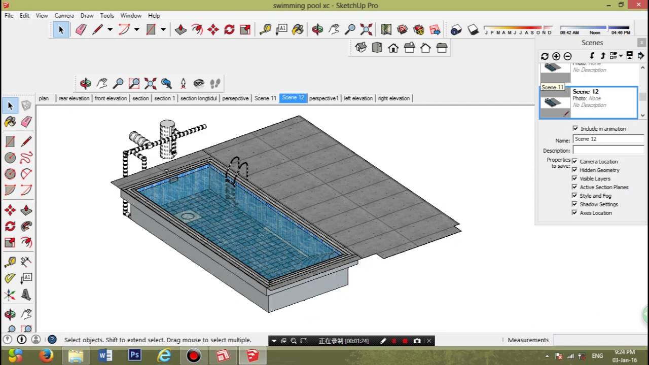 how to make video presentation in sketchup