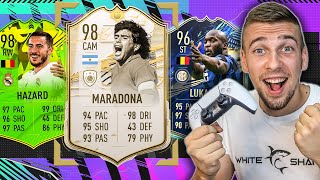 PRIME ICON MOMENTS MARADONA I 98 HAZARD U LUDOM FUT DRAFTU ! *najjači napad*