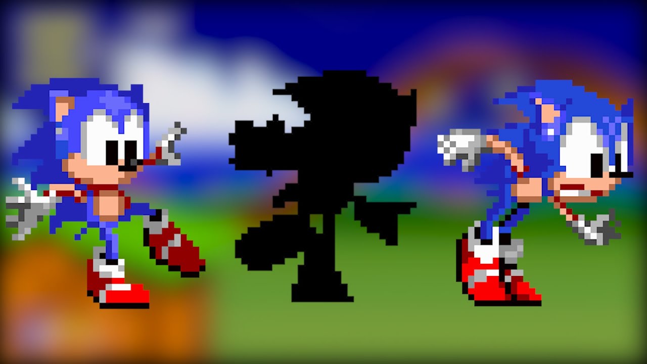 Earlier, I was messing around and made a Sonic sprite that could